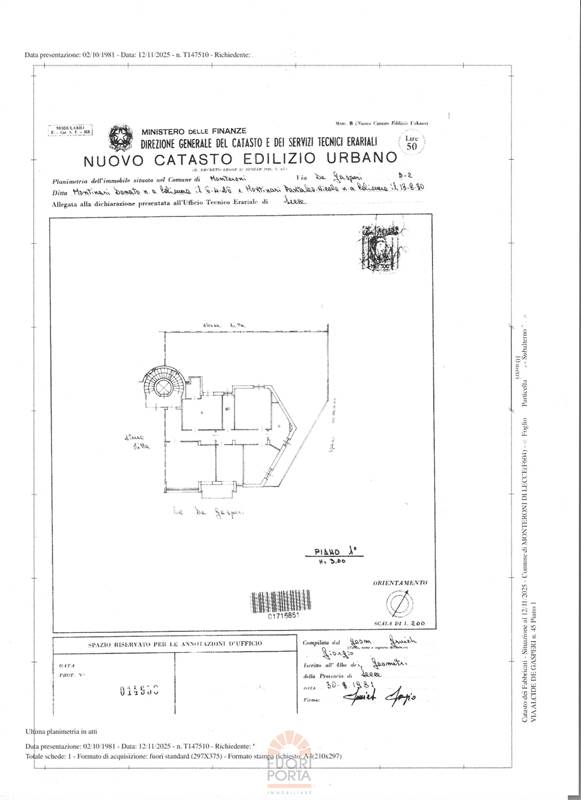 Planimetria appartamento
