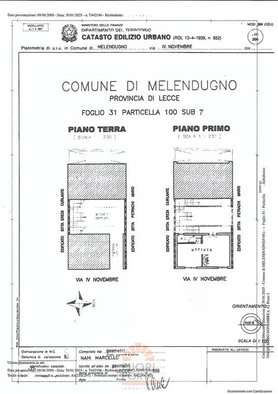 Office floor plan (first floor)